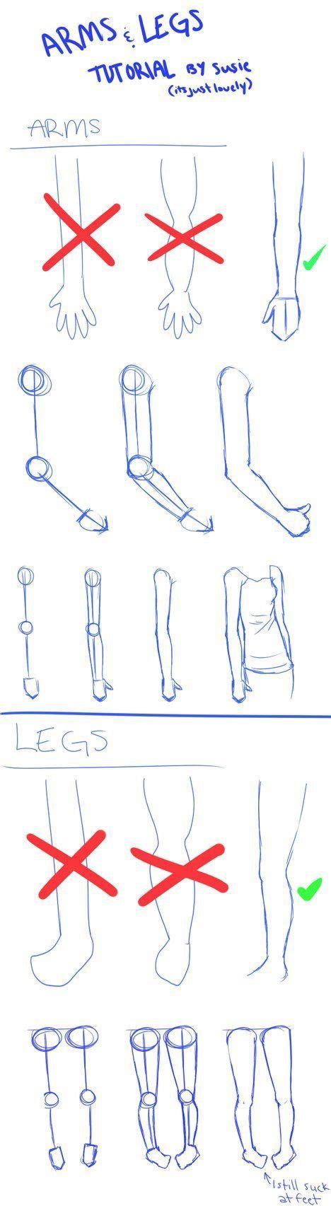Chibi has become popular due to its use in anime and manga. how to draw arms and legs step by step | Drawing Legs ...