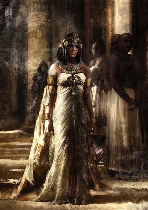 Artstation Cleopatra Murat Gül Assassins Creed Art Egyptian