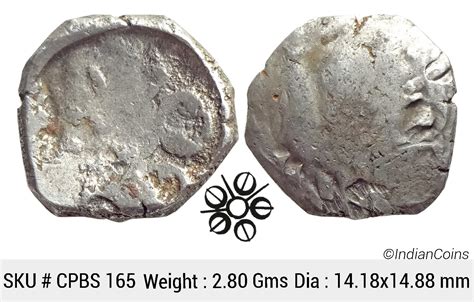 Ancient Punch Marked Coinage Attributed To Gandhara Janapada Single 5