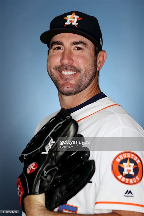 Justin Verlander Of The Houston Astros Poses For A Portrait During