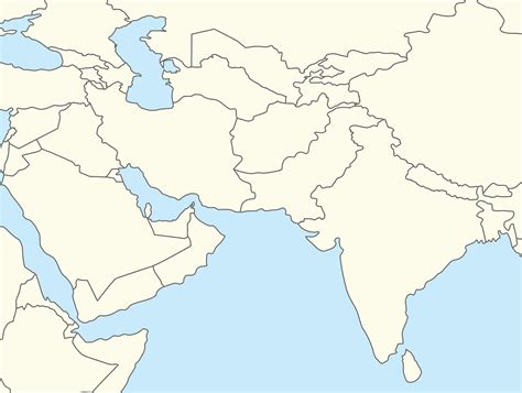 Free Printable Western Asia Map Printable Blank Map Of Asia Map Sexiz Pix