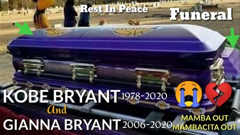 Kobe Bryant And His Daugther Gianna Gigi Bryant Funeral We Love You Mamba😭💔 Youtube