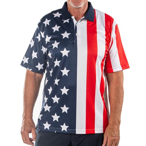 Performance Golf Shirt The Flag Shirt