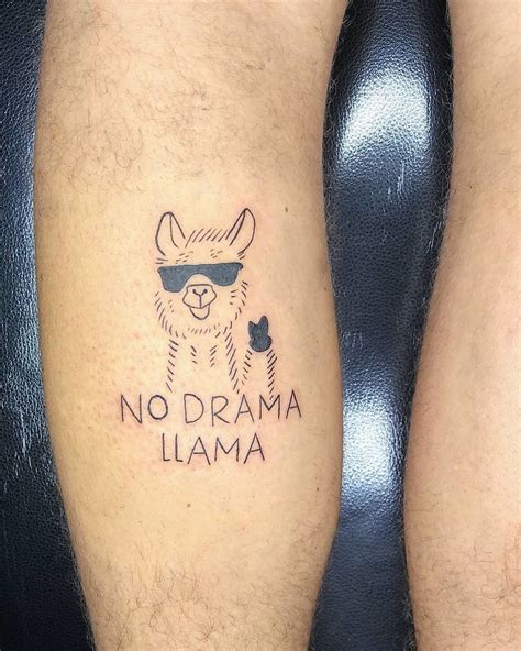 No Drama Llama 20 Llama Tattoos For Anyone Obsessed
