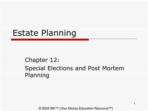 Ppt Estate Planning Powerpoint Presentation Free Download Id1823685