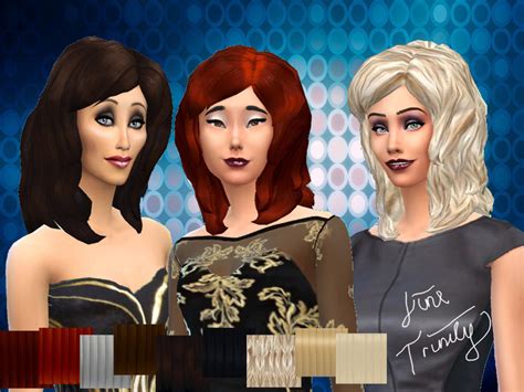 New Mesh Fluffy Hair The Sims 4 Catalog