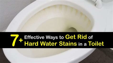 Effective Ways To Get Rid Of Hard Water Stains In A Toilet