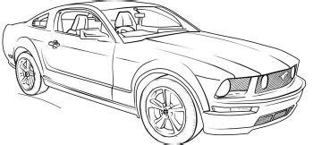 Many of the above unique printable coloring pages feature the word 'mustang' alongside the drawing of the car, with the purpose of. Ford Mustang GT Lineart Coloring Page - Ford coloring ...
