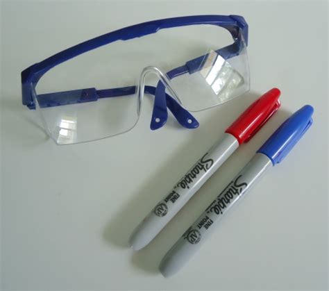 Make Your Own 3d Glasses With Sharpie Markers The