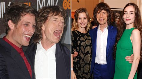 Mick Jaggers Girlfriend Melanie Hamrick Joins Son Deveraux At The Pool