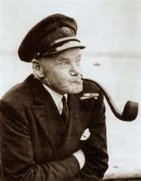Rms Titanics Second Officer Charles Lightoller Pictured Fooling