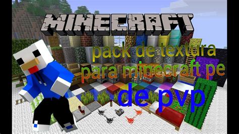 Pack De Textura De Pvp Craft Para Minecraft Pe 11x Youtube