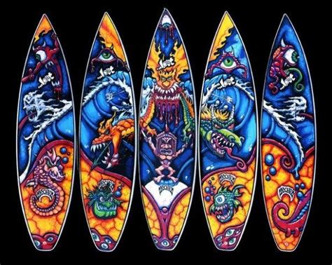 Drew Brophy Surfboard Art Dons Doodles 4 Surfboard Art Surf