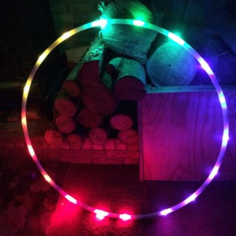 Rainbow Fade Led Hula Hoop Ruby Hooping