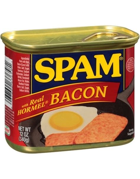 Spam Bacon Luncheon Meat 12 Oz 12 Ct Span Elite