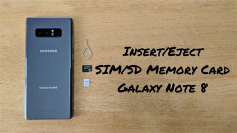 Check spelling or type a new query. How to insert / eject SIM / SD Memory card Note 8 - YouTube