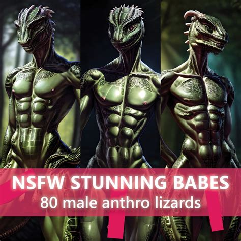 NSFW Male Lizards Scalies Anthro Naked Furries Nude Fursona Etsy