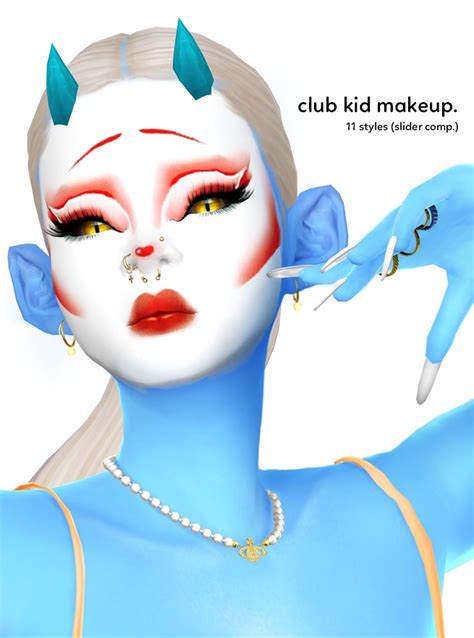 Makeup Cc Kids Makeup Clown Faces Clown Nose Sims 4 Mods Clothes
