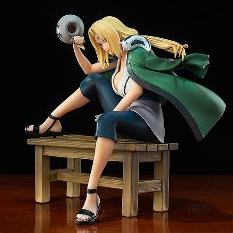 16cm Anime Naruto Figure Shippuden Tsunade Action Figure Toy Drinking