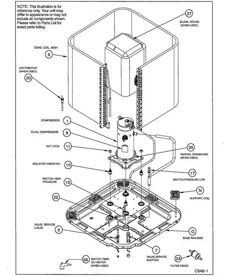 Icp Tsa648gka100 Central Air Conditioner Parts Sears Partsdirect