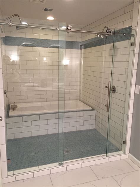 Master Tile Showerbath Bathroom Remodel Idea Shower Tile Bathrooms
