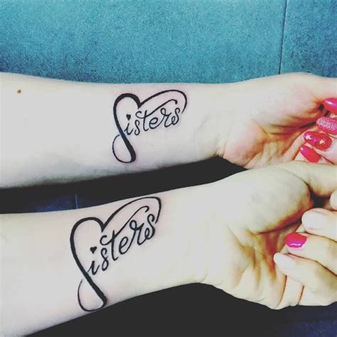 Sister Hearts Matching Sister Tattoos 50 Matching Tattoos Sisters Can Get