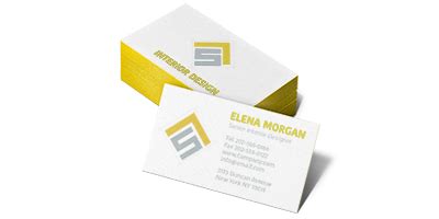 Business cards are not dead. Colored Edge Business Cards