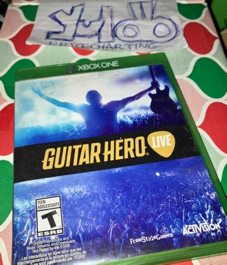 Guitar Hero Live Item Box And Manual Xbox One