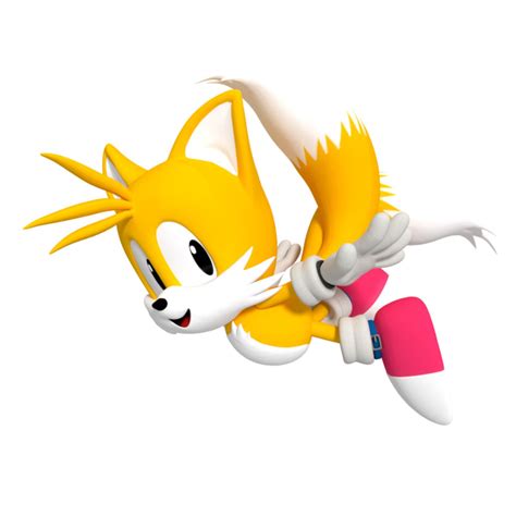 Classic Tails Render By Matiprower On Deviantart Fox Painting