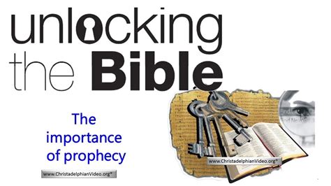 Unlocking The Bible The Importance Of Prophecy Youtube