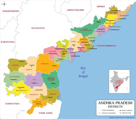 Andhra Pradesh Political Map With Districts World Map The Best Porn