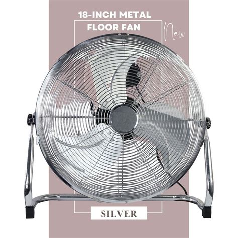 High Velocity Metal Floor Fan Electrical Pedestal Floor Fan 3 Speed