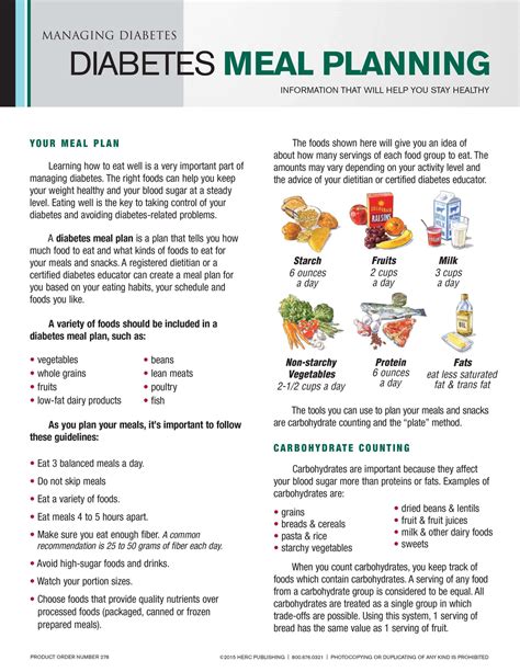 Diabetes Meal Planning HERC Publishing