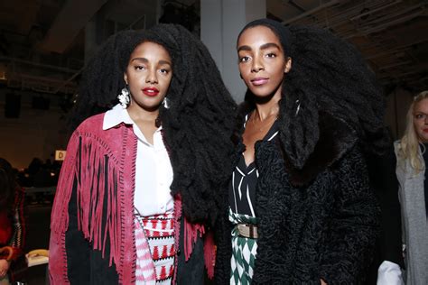 TK Wonder Quann L And Cipriana Quann R Front Row Tome NYFW FW2017