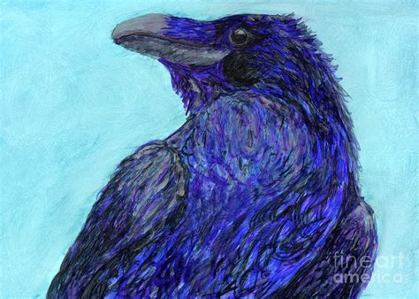 Raven Confidence Painting By Julie Greene Graham Pixels