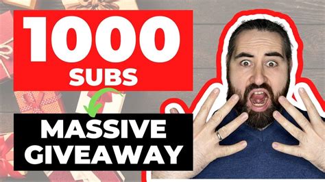 1000 Subs 🎁massive Giveaway🎁 Youtube