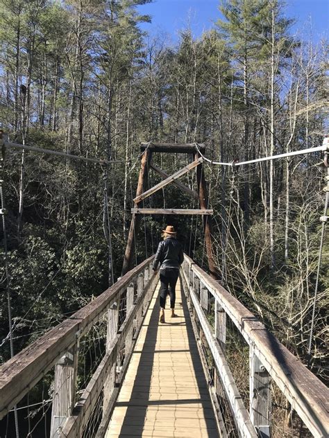 Toccoa River Swinging Bridge Suches Georgia Atlas Obscura