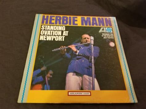 herbie mann standing ovation at newport lp 65 atlantic jazz ebay
