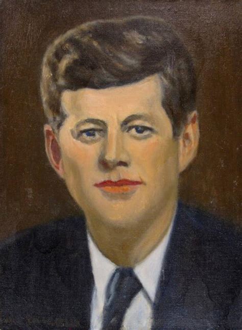 Portrait Of John F Kennedy All Artifacts The John F Kennedy Presidential Library And Museum