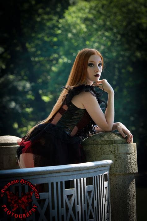 pin on the gothic redhead