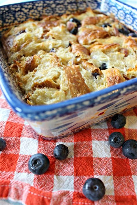 Blueberry Croissant Breakfast Bake Recipe Baked Breakfast Recipes
