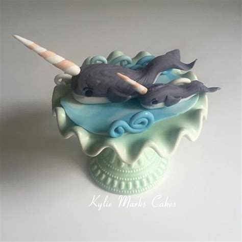 147 N Is For Narwhal Unicorns Of The Sea Cake By