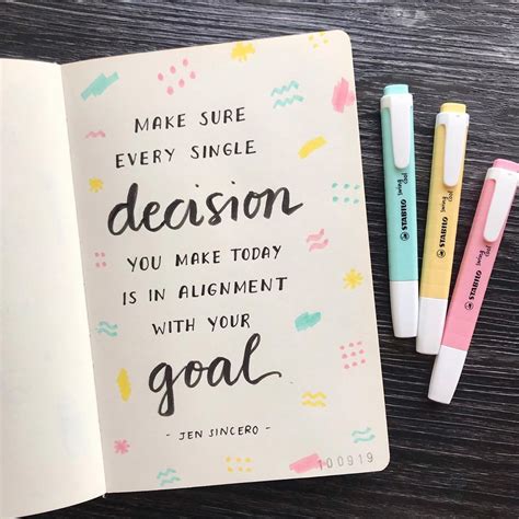 21 Best Bullet Journal Quote Page Ideas To Motivate And Inspire You In