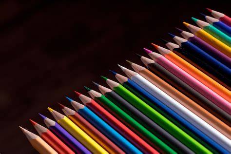 Free Images Pencil Line Macro Office Paint Colorful Close Up