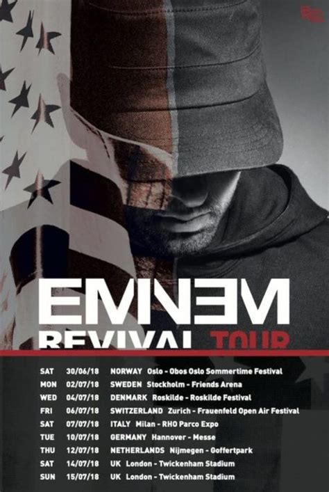 Gist Eminem Announces Revival European Tour Dates