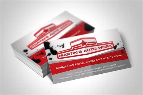 Mechanic business cards designed for general mechanic and diesel truck services part time work. Business Card design in Pasadena, California | Graphic ...