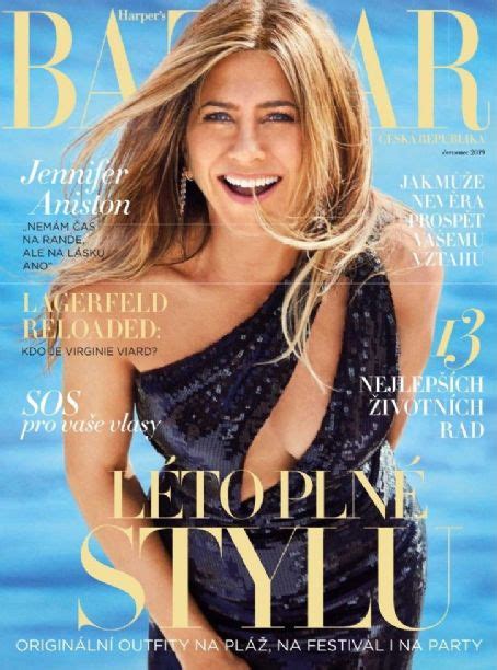 Jennifer Aniston Harpers Bazaar Magazine July 2019 Cover Photo