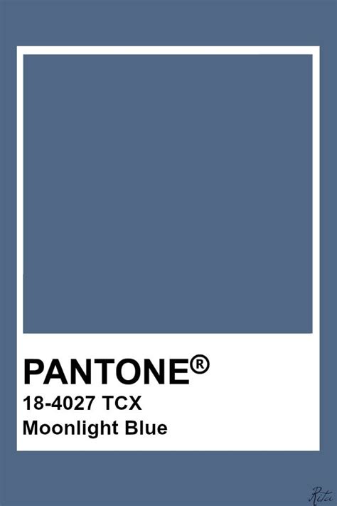 Pantone Moonlight Blue Navy Blue Pantone Pantone Tcx Pantone Palette