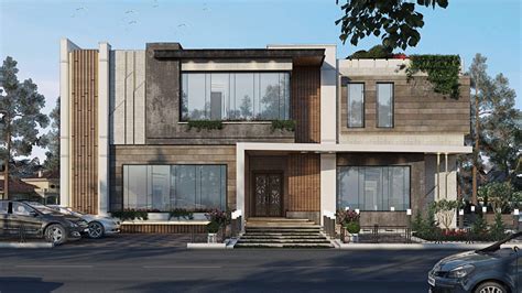 Modern Design For Villa Elevation Behance
