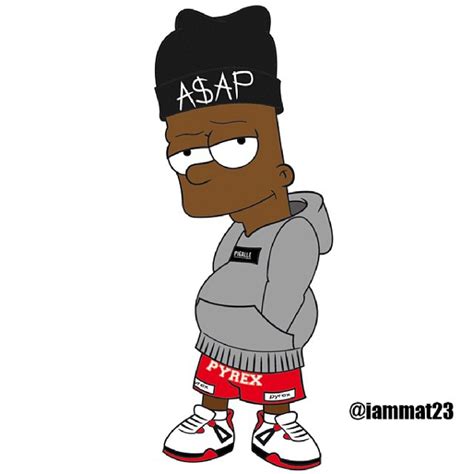 Feel free to use these black bart simpson supreme images as a background for your pc, laptop, android phone, iphone or tablet. Bart Simpson Swag